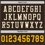 Customizable Brown Gold-Cream Football Jersey - Personalized Mesh Design Personalized Brown Gold-Cream Mesh Football Jersey