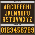 Custom Football Jersey with Personalized Name and Number, Brown Gold Mesh, Authentic Team Gear Personalized Brown Gold Mesh