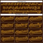Personalized Gold Brown Vapor Golf Polo Shirt for Performance and Style Personalized Brown Gold Performance Vapor Golf Polo