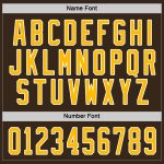 Custom Brown and Gold-White Hockey Jersey for Men and Women - Personalized Team Apparel Personalized Brown Gold-White Hockey