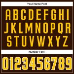 Personalized Brown Gold White Baseball Jersey - Sleeveless Design for Stylish Play Personalized Brown Gold-White Sleeveless
