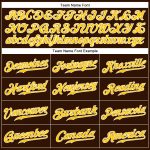 Personalized Brown Gold White Baseball Jersey - Sleeveless Design for Stylish Play Personalized Brown Gold-White Sleeveless