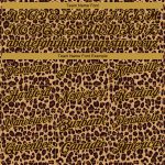 Personalized 3D Leopard Print Performance Golf Polo Shirt in Brown Old Gold Personalized Brown Old Gold 3D Leopard Print