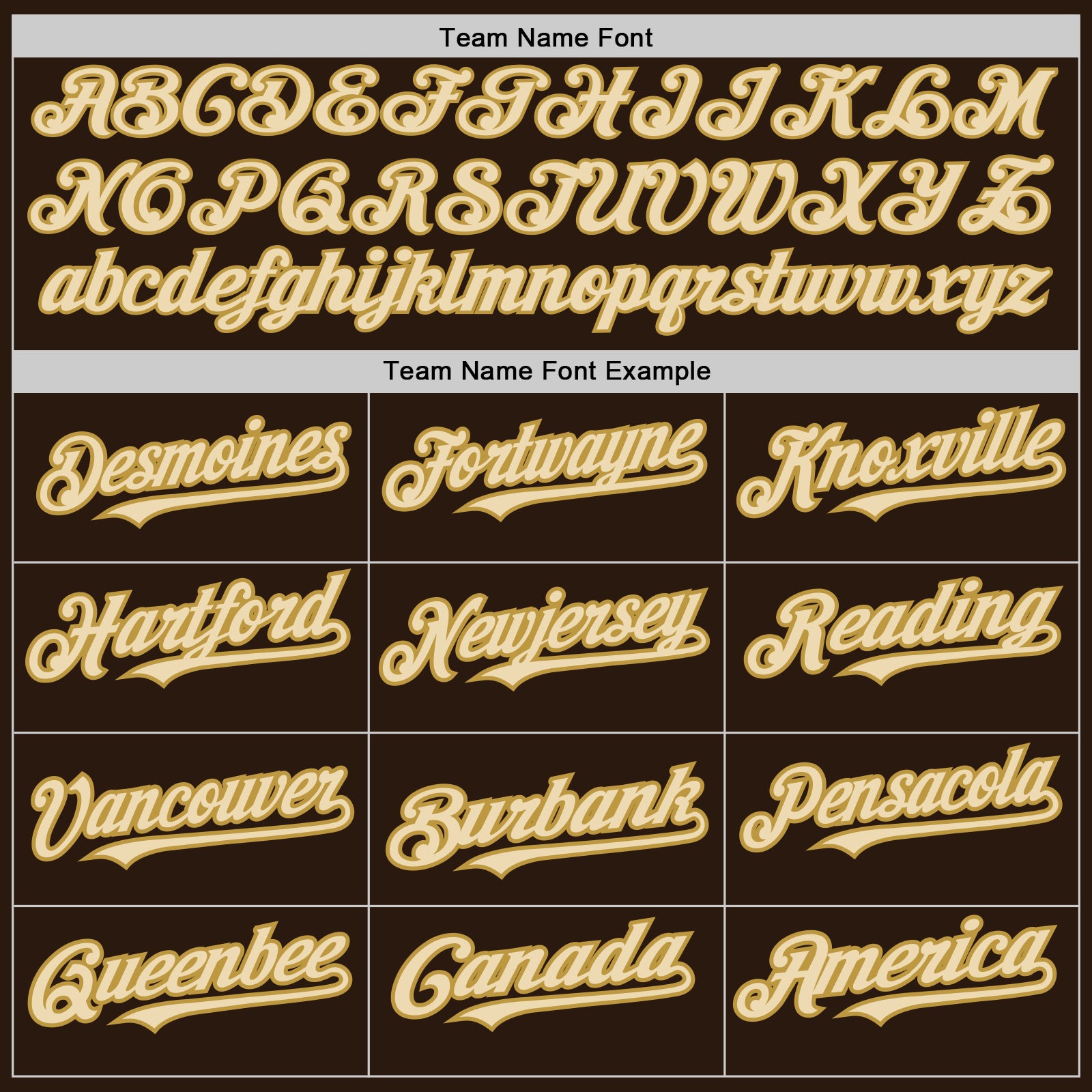 Personalized Brown Old Gold Pinstripe Cream Two-Button Unisex Softball Jersey Personalized Unisex Softball Jersey - Brown Old Gold Pinstripe Two-Button Soft Fabric Design Personalized Brown Old Gold - Image 4