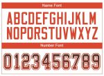 Custom Name Number Football Jersey - Personalized Brown Orange White Mesh Drift Fashion Team Apparel Personalized Brown Orange-White