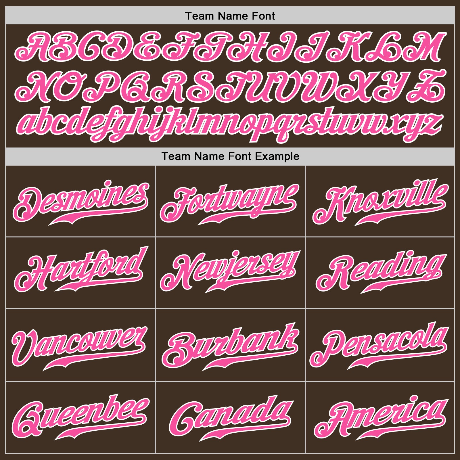 Personalized Baseball Jersey - Brown Pink White Custom Team Shirt Personalized Brown Pink-White Baseball Jersey - Image 4