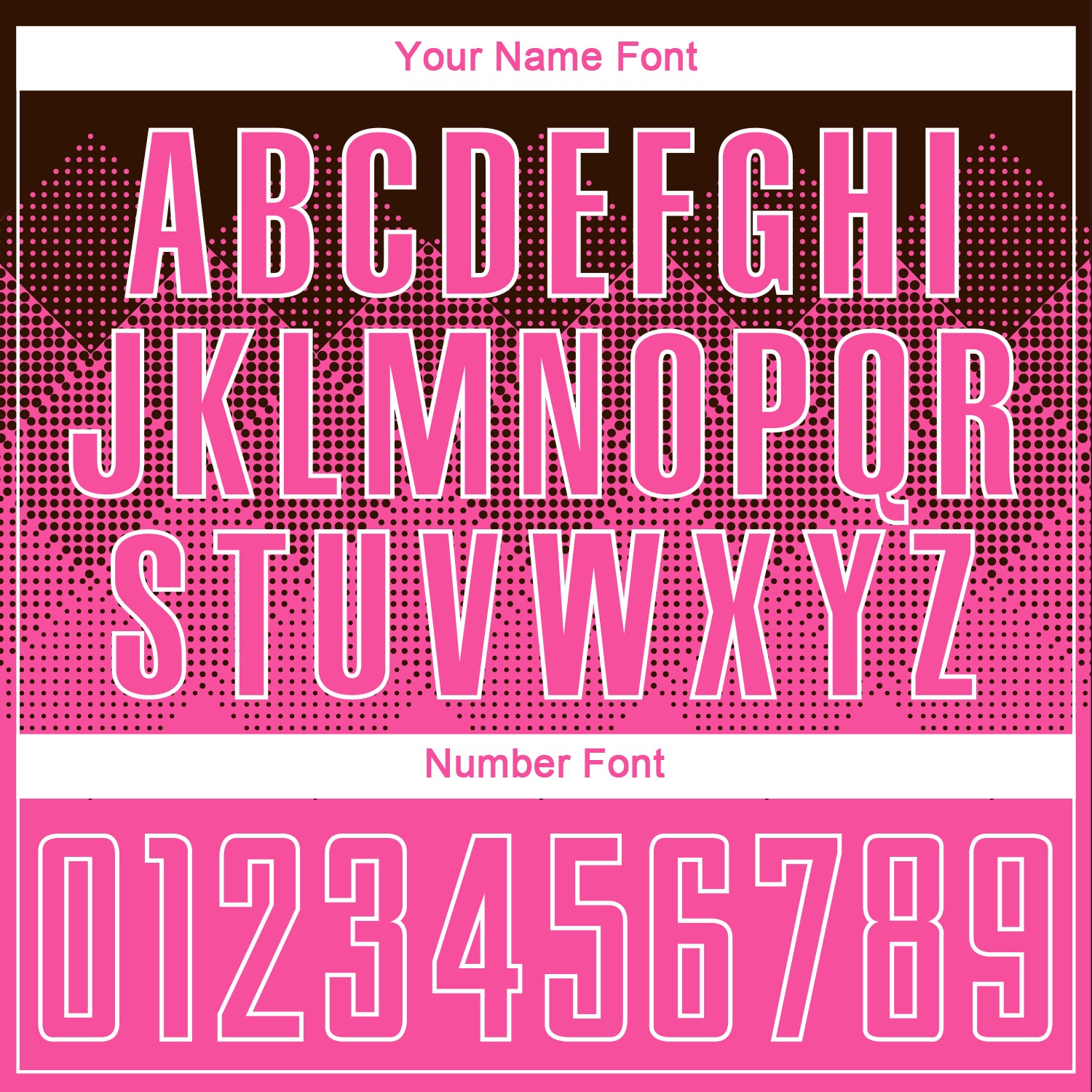 Personalized Brown Pink-White Sublimation Soccer Uniform Jersey Team Custom Name and Number Custom Name Number Soccer Jersey Sublimation Personalized Brown Pink White Uniform Personalized Brown Pink-White Sublimation - Image 5