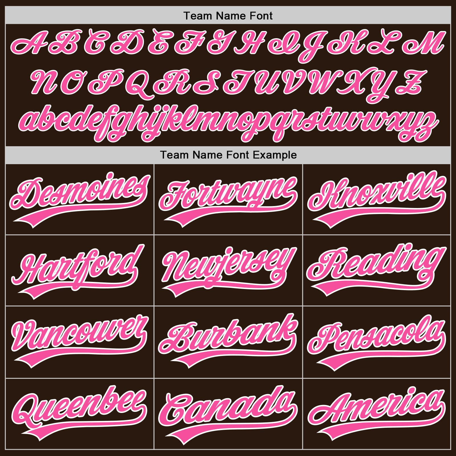 Personalized Two-Button Unisex Softball Jersey in Brown Pink-White for Men and Women Personalized Brown Pink-White Two-Button - Image 4