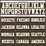 Personalized American Flag Baseball Jersey - Brown Red-Cream Fashion Jersey Personalized Brown Red-Cream American Flag Fashion
