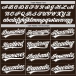 Personalized Authentic Baseball Jersey - Brown White Gray Color Combination Personalized Brown White-Gray Authentic Baseball