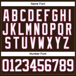 Personalized Brown White Pink Hockey Jersey with Lace Neck - Custom Sports Apparel Personalized Brown White-Pink Hockey Lace