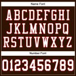 Personalized Brown Red White Mesh Football Jersey for Men and Women Personalized Brown White-Red Mesh Football Jersey 2