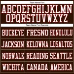 Personalized Brown Red White Mesh Football Jersey for Men and Women Personalized Brown White-Red Mesh Football Jersey 2