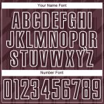 Personalized Soccer Jersey Sublimation Uniform - Brown & White Design, Size 3 Personalized Brown White Sublimation Soccer