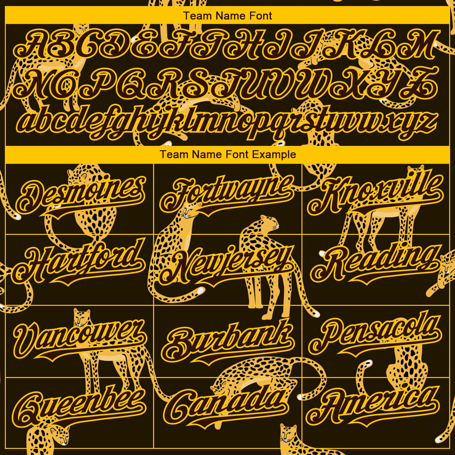 Personalized Brown Yellow 3D Leopard Baseball Jersey 2 Custom 3D Leopard Print Baseball Jersey in Brown and Yellow for Men Personalized Brown Yellow 3D Leopard Baseball Jersey - Image 4