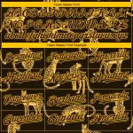 Personalized 3D Leopard Baseball Jersey - Brown Yellow Pattern Design for Unique Style Personalized Brown Yellow 3D Pattern