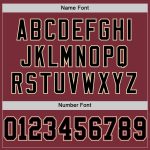 Custom Name Number Authentic Burgundy Black-Cream Mesh Football Jersey - Personalized Team Jersey Personalized Burgundy Black-Cream