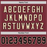 Custom Name Number Personalized Burgundy Black-Cream Mesh Football Jersey - Authentic Throwback Team Jersey Personalized