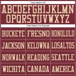 Personalized Burgundy Cream Football Jersey - Custom Mesh Sports Apparel Personalized Burgundy Burgundy-Cream Mesh Football