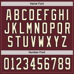 Personalized Burgundy and Black Hockey Jersey for Men and Women - Customizable 3 Personalized Burgundy Cream-Black Hockey