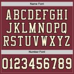 Personalized Authentic Football Jersey in Burgundy Cream-Black Mesh Personalized Burgundy Cream-Black Mesh Authentic Football