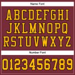 Personalized Gold Black Burgundy Football Jersey for Men and Women Personalized Burgundy Gold-Black Mesh Football Jersey