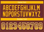 Custom Name Number Burgundy Gold White Mesh Drift Fashion Football Jersey Personalized Burgundy Gold-White Mesh Drift Fashion
