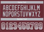 Custom Name Number Football Jersey - Burgundy Gray White Mesh Drift Fashion Team Apparel Personalized Burgundy Gray-White