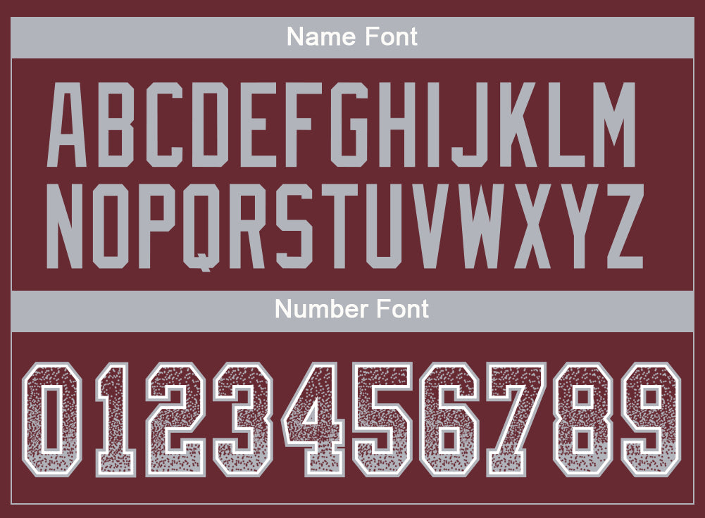 Personalized Burgundy Gray White Drift Fashion Football Jersey for Men Personalized Burgundy Gray-White Mesh Drift Fashion - Image 4