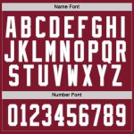 Custom Name and Number Hockey Jersey in Burgundy White-Blue - Personalized Team Jersey Personalized Burgundy White-Blue Hockey