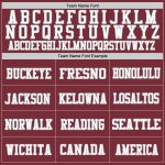 Personalized Burgundy White Gray Authentic Football Jersey Mesh Design Personalized Burgundy White-Gray Mesh Authentic Football