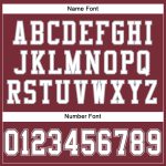 Custom Name and Number Authentic Football Jersey - Personalized Burgundy White-Gray Mesh Team Jersey Personalized Burgundy