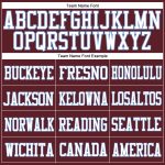 Personalized Burgundy Light Blue Mesh Football Jersey for Custom Team Apparel Personalized Burgundy White-Light Blue Mesh