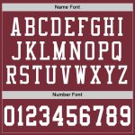 Personalized Burgundy White Football Jersey for Men, Women, Kids - Customizable Mesh Sports Apparel Personalized Burgundy