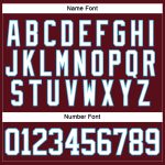 Custom Name Number Hockey Jersey Burgundy White-Sky Blue Lace Neck Personalized Team Apparel Personalized Burgundy White-Sky