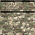 Personalized Camo Hawaii Palm Leaves 3D Bomber Jacket | Black-Cream Varsity Letterman Salute To Service Personalized Camo