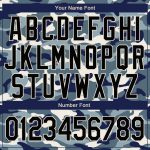 Custom Name and Number Personalized Camo Ocean 3D Bomber Jacket Salute To Service Black Cream Varsity Letterman Full-Snap