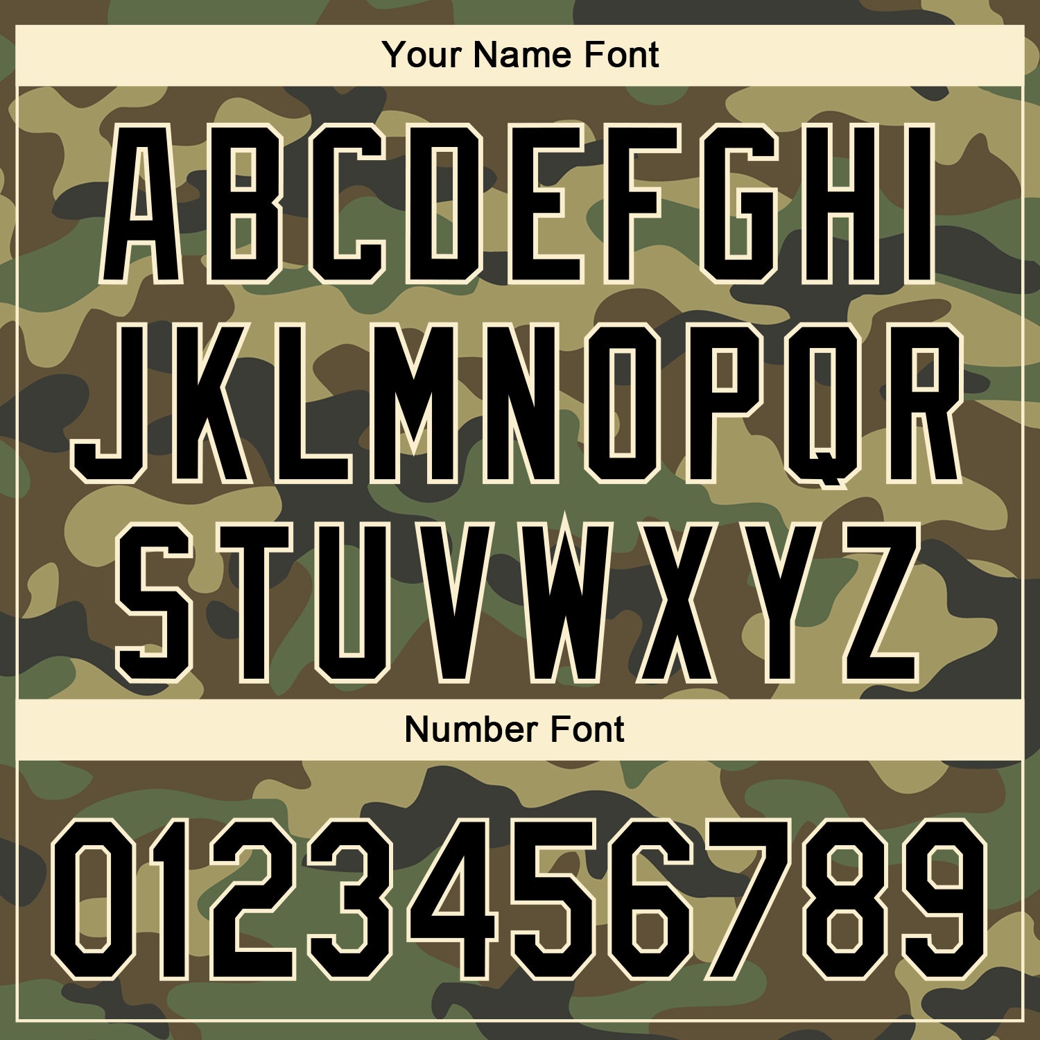 Personalized Camo Black-Cream Performance Salute To Service Golf Polo Shirt Team Custom Name and Number Custom Camo Black-Cream Golf Polo Shirt with Name and Number - Performance Salute to Service Personalized Camo Black-Cream - Image 5