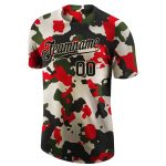 Camo Performance T-Shirt - Personalized Black-Cream Salute To Service Design Personalized Camo Black-Cream Performance Salute