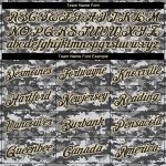 Personalized Camo Long Sleeve Performance T-Shirt for Salute to Service - Black Cream 3 Personalized Camo Black-Cream Salute