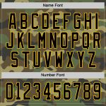 Custom Camo Black-Gold Salute To Service Hockey Jersey for Fans Personalized Camo Black-Gold Salute To Service Hockey Jersey