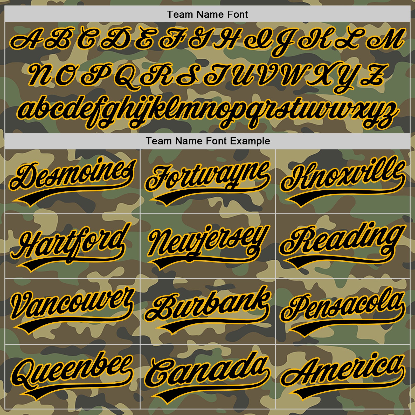 Personalized Camo Black-Gold Salute To Service Two-Button Unisex Softball Jersey Team Custom Name and Number Custom Camo Black-Gold Salute to Service Softball Jersey with Personalized Name and Number - Unisex Two-Button Design Personalized - Image 4