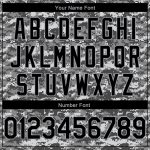 Custom Black-Gray Camo 3D Basketball Jersey - Salute To Service Sports Apparel Personalized Camo Black-Gray 3D Salute To