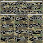 Personalized Camo Softball Jersey Black-Gray Unisex Two-Button Salute to Service Personalized Camo Black-Gray Salute To Service