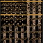 Personalized 3D Camo Black-Old Gold American Flag T-Shirt for Salute to Service Fashion Performance Personalized Camo Black-Old