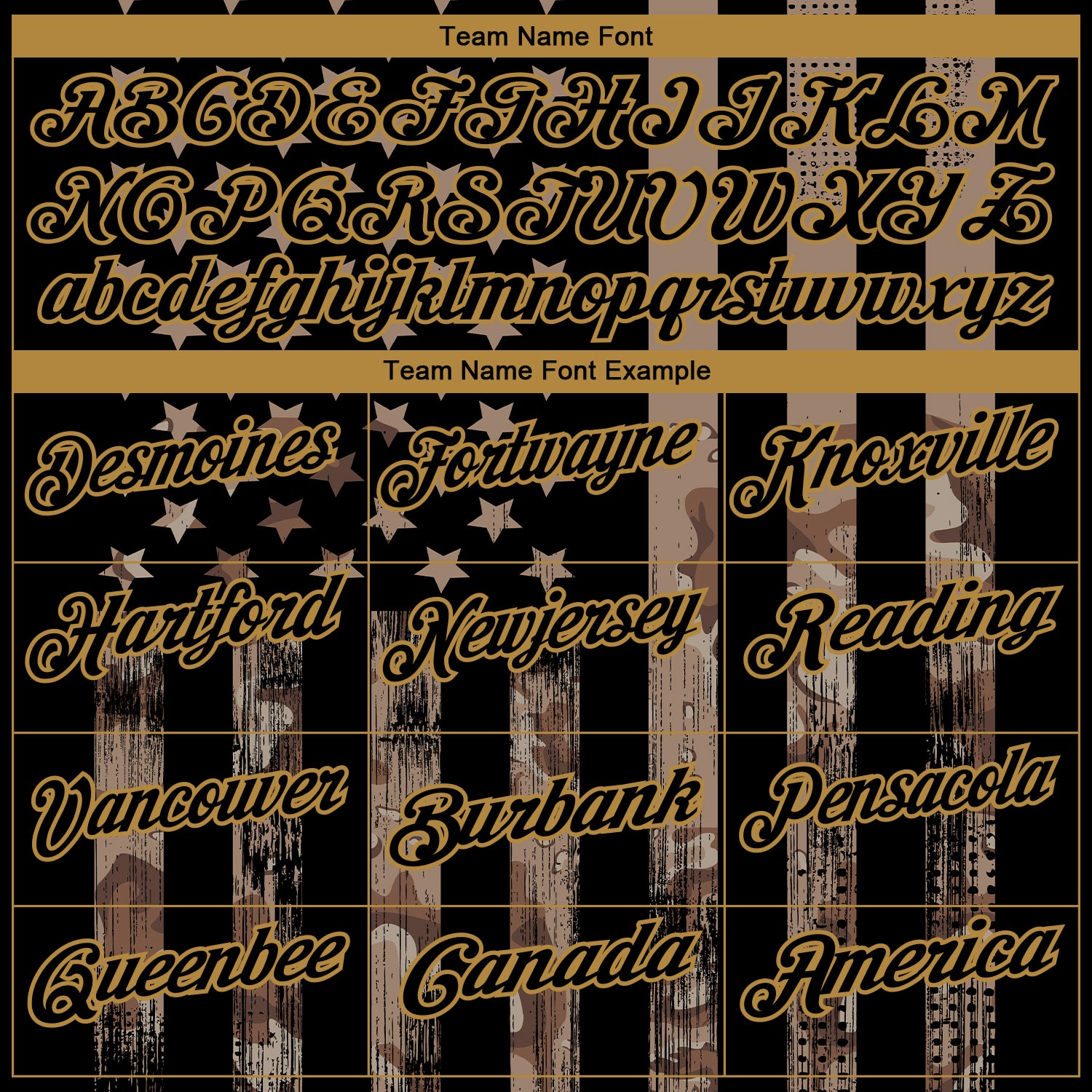 Personalized Camo Black-Old Gold American Flag Performance Salute To Service Golf Polo Shirt Team Custom Name and Number Custom Name Number Camo Black Gold American Flag Golf Polo Shirt Performance Salute to Service Personalized Camo Black-Old - Image 4