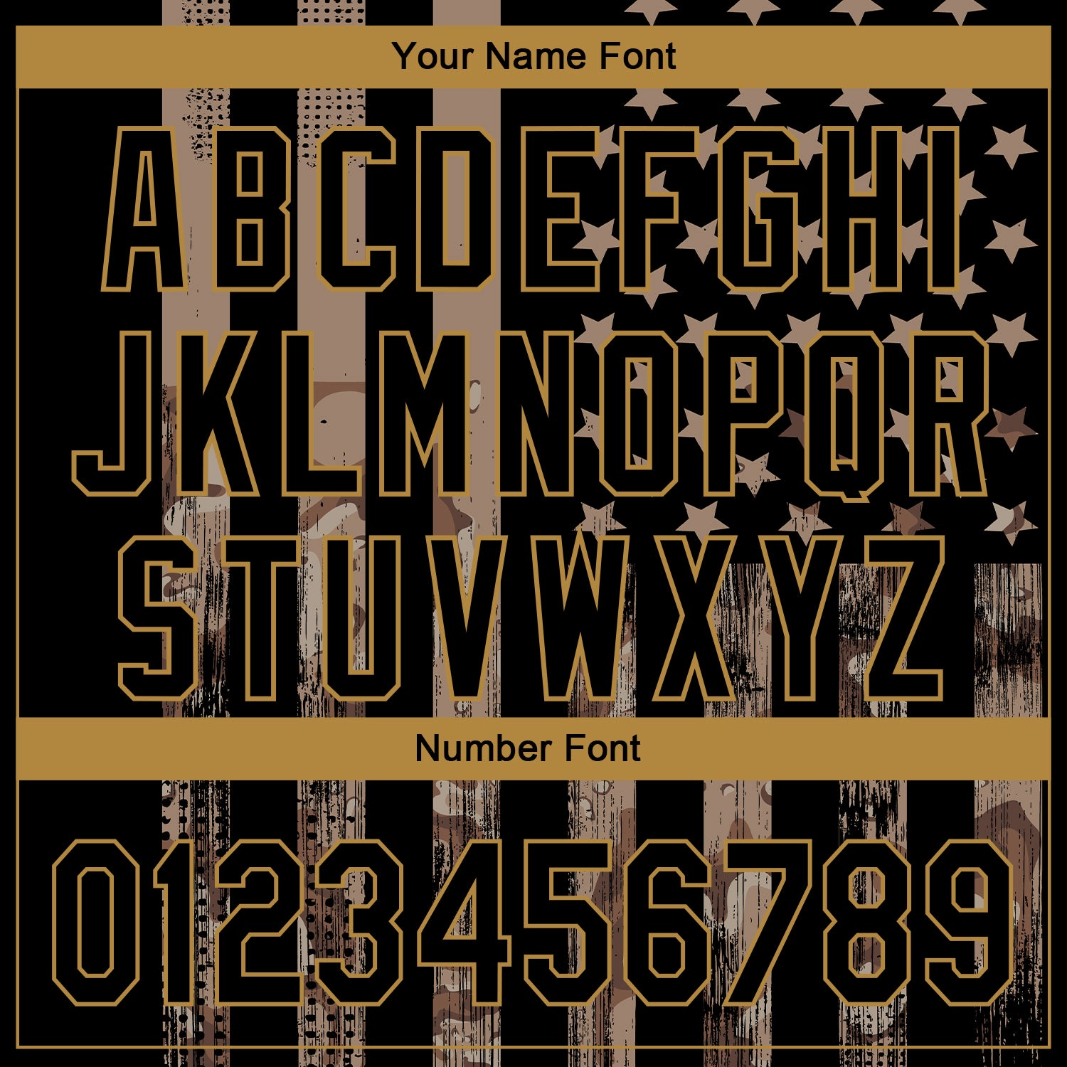 Personalized Camo Black-Old Gold American Flag Performance Salute To Service Golf Polo Shirt Team Custom Name and Number Custom Name Number Camo Black Gold American Flag Golf Polo Shirt Performance Salute to Service Personalized Camo Black-Old - Image 5