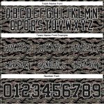 Custom Name and Number Black-White Camo Basketball Shorts - Personalized Authentic Salute to Service Personalized Camo Black-White