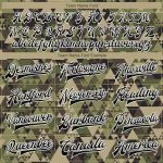 Personalized Camo Jacket Black-White Geometric 3D Varsity Letterman Salute to Service Bomber Full-Snap 4 Personalized Camo