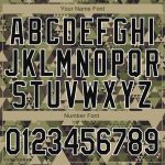 Personalized Camo Jacket Black-White Geometric 3D Varsity Letterman Salute to Service Bomber Full-Snap 4 Personalized Camo